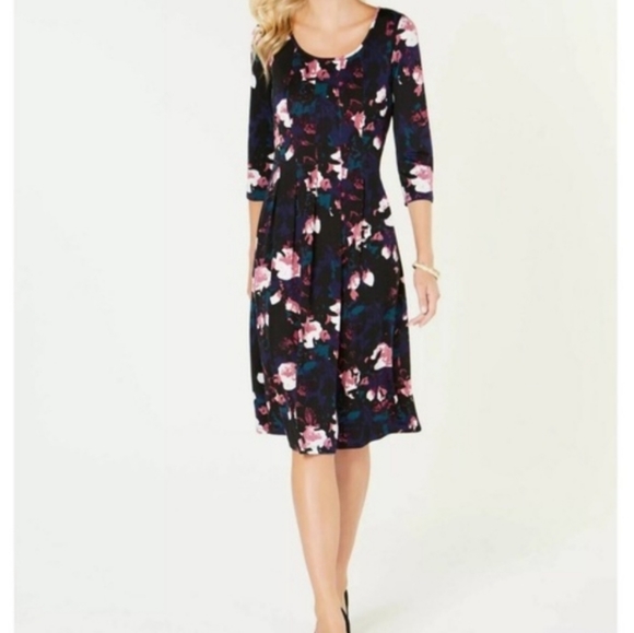 NY Collection Floral  Dress - Picture 7 of 8